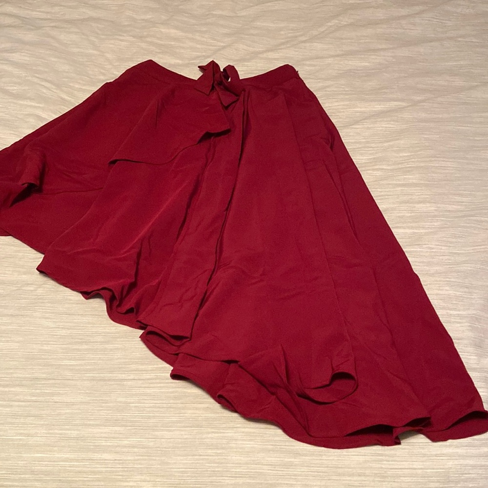 Express side high low skirt